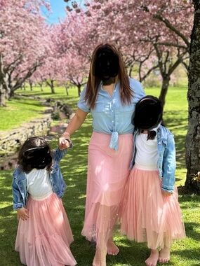 Beautiful tule long skirt kids